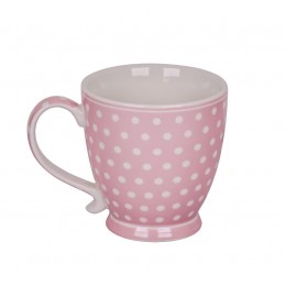 Кружка polka dot pink 430 ml